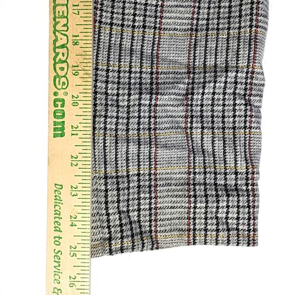 J Crew Wool Plaid City Fit Skimmer Cropped Trousers Women's 6 Academia Old Money - Picture 9 of 10